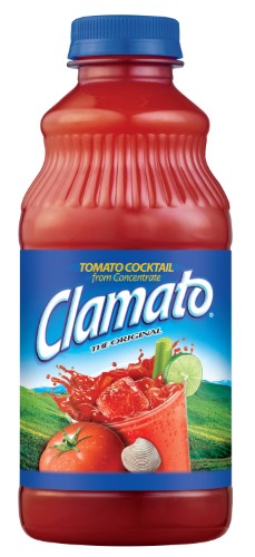 Clamato Plastic Juice; 32 Fluid Ounces; 12 Per Case