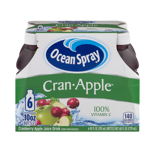 Ocean Spray Cranberry Apple Cranapple 10 Oz Juice Drink; 60 Fluid Ounce; 4 Per Case
