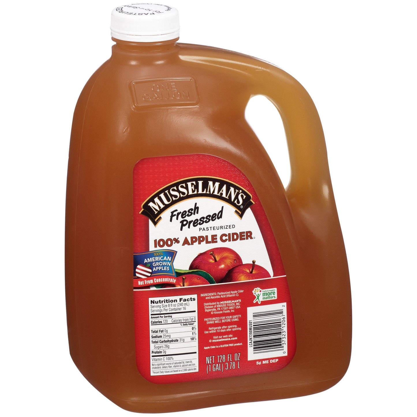 Musselman's Fresh Pressed 100% Apple Cider; 128 Fluid Ounces; 4 Per Case