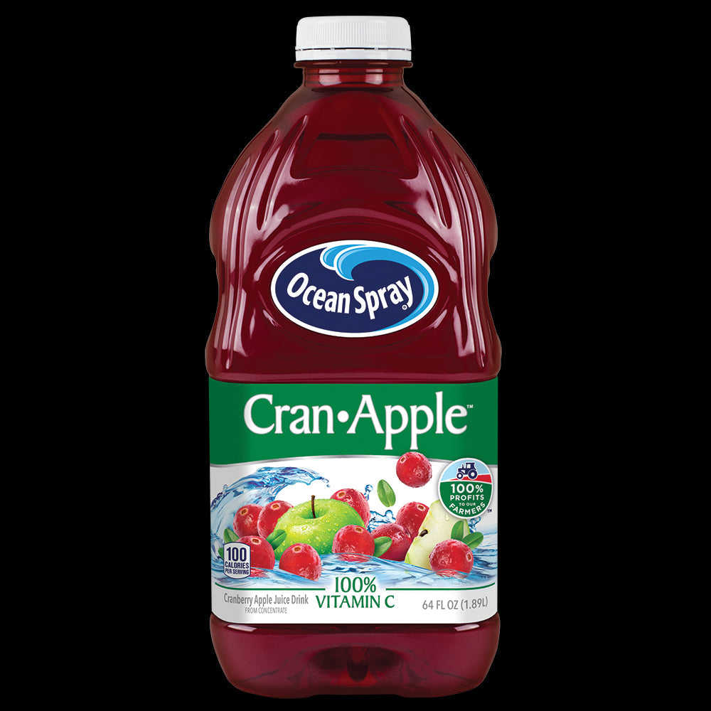 Ocean Spray Cranberry Apple Juice; 64 Fluid Ounce; 8 Per Case