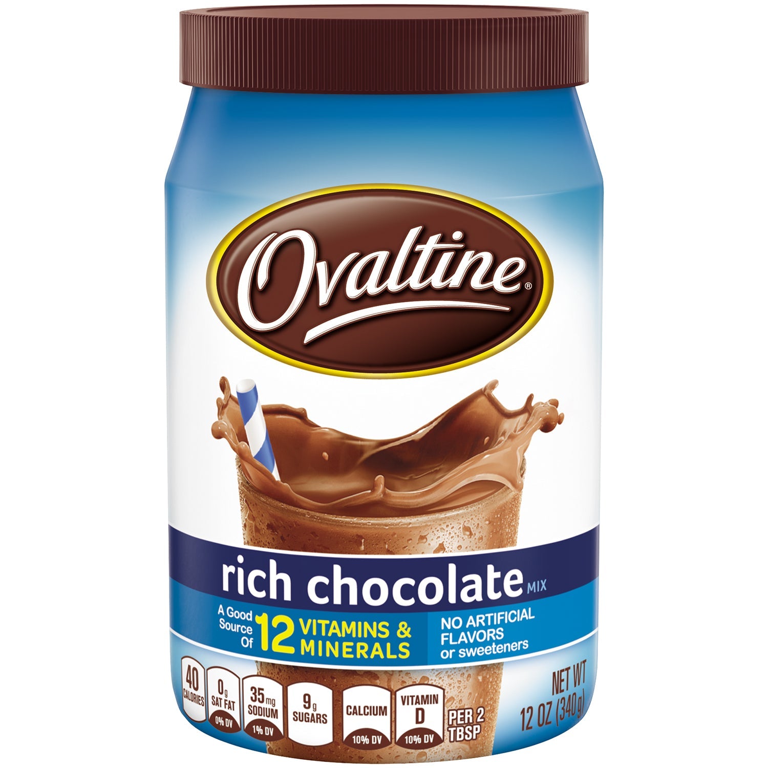 Ovaltine Mix Chocolate Rich; 12 Ounces; 6 Per Case - High Mart Wholesale