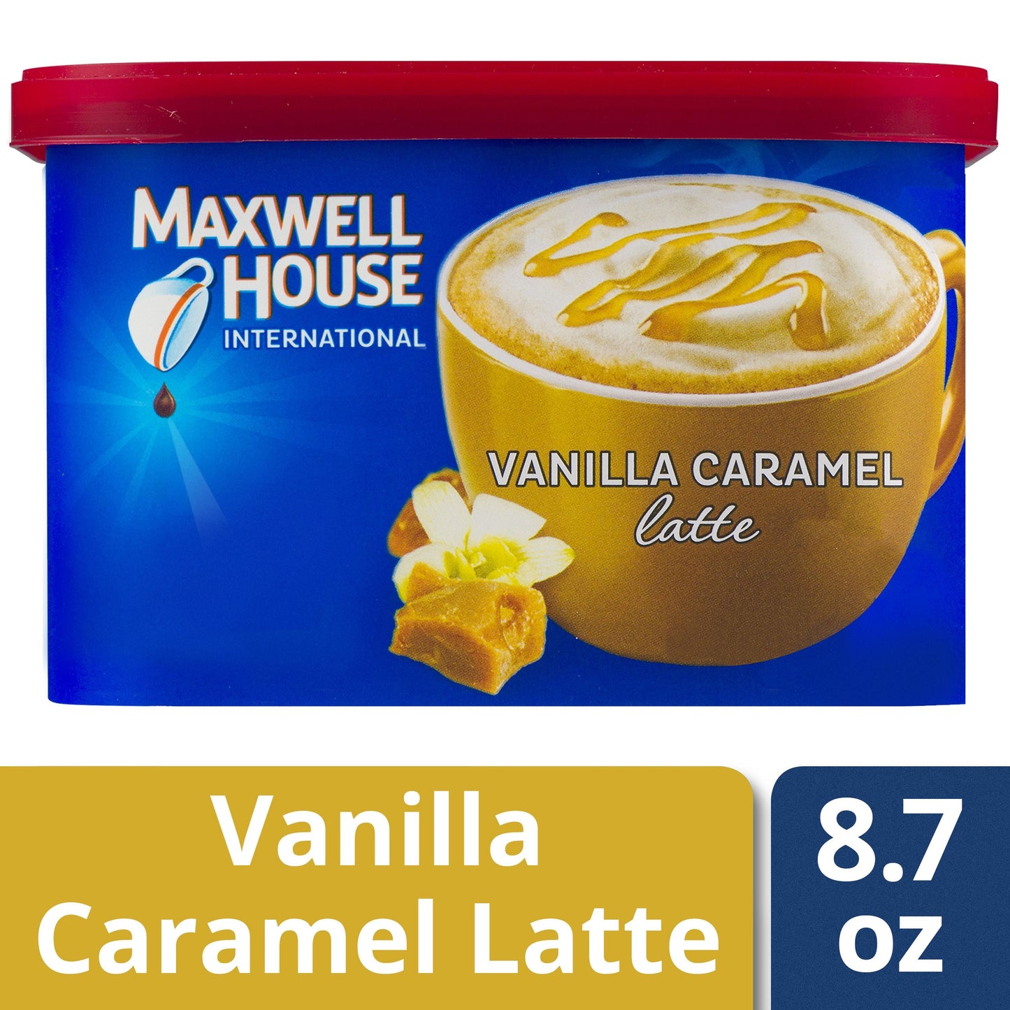Maxwell House Maxwell House Internat. Cafe Coffee Vanilla Caramel Latte; 8.7 Ounces; 8 Per Case - High Mart Wholesale