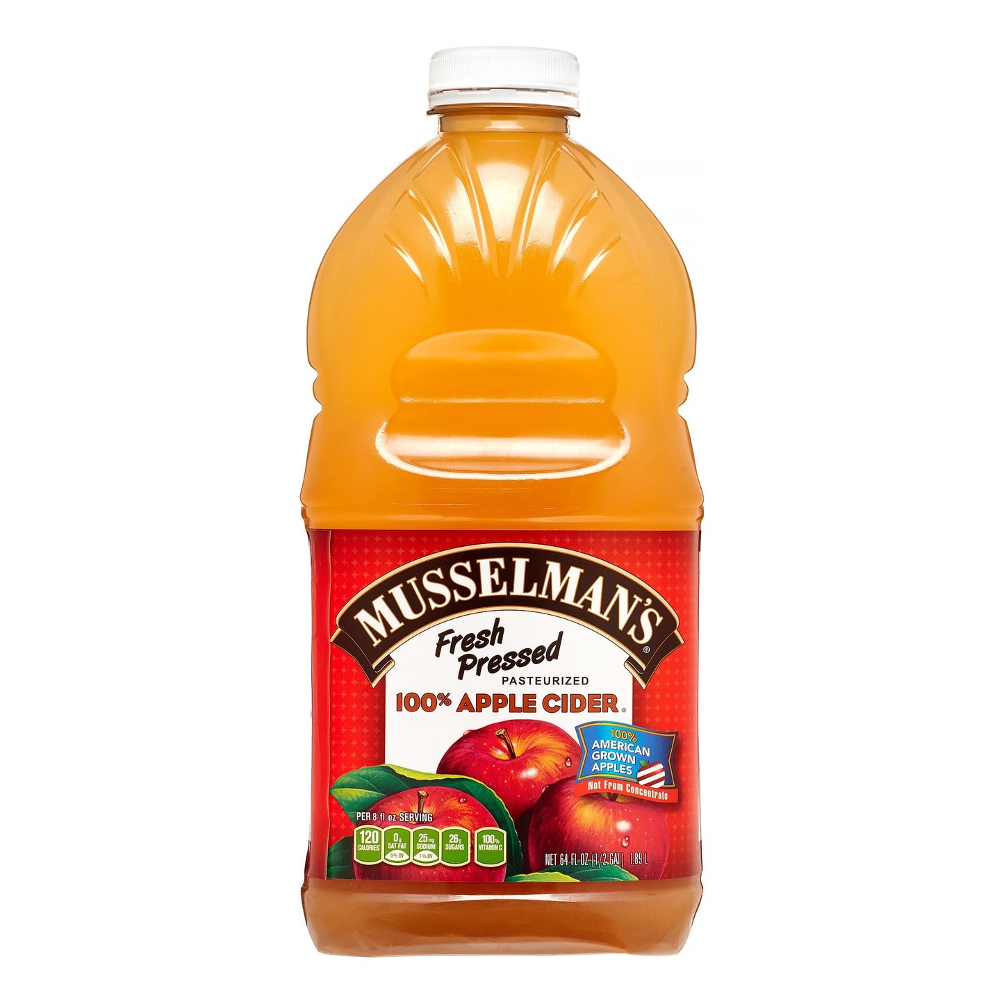 Musselman's Fresh Pressed Apple Cider; 64 Fluid Ounces; 8 Per Case