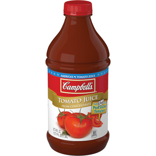 Campbell's Retail Tomato Juice; 46 Fluid Ounces; 6 Per Case - High Mart Wholesale