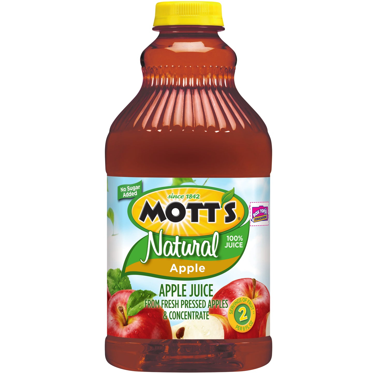 Mott's 100% Natural Apple Juice; 64 Fluid Ounces; 8 Per Case