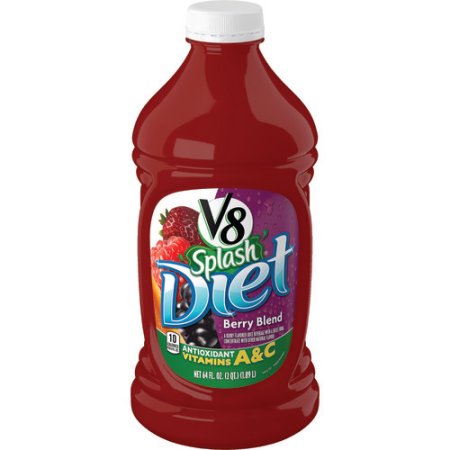 V8 V8 Splash Diet Berry; 64 Fluid Ounces; 6 Per Case - High Mart Wholesale