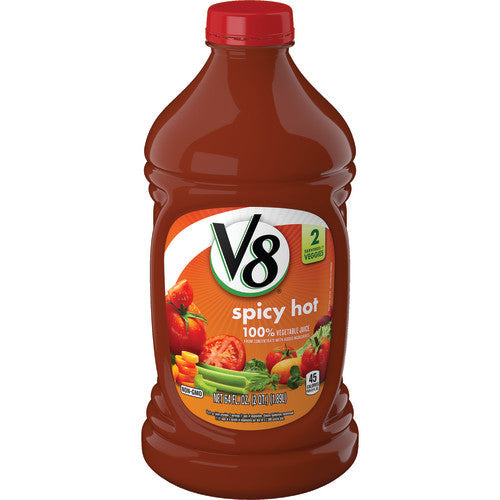 V8 V8 Spicy Hot; 64 Fluid Ounces; 6 Per Case - High Mart Wholesale