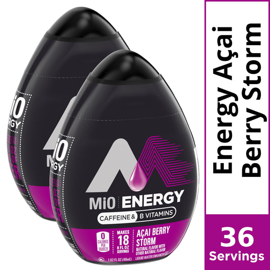 Mio Mio Acai Berry Storm 1.62 Ounce; 1.62 Fluid Ounces; 6 Per Box; 6 Per Case - High Mart Wholesale