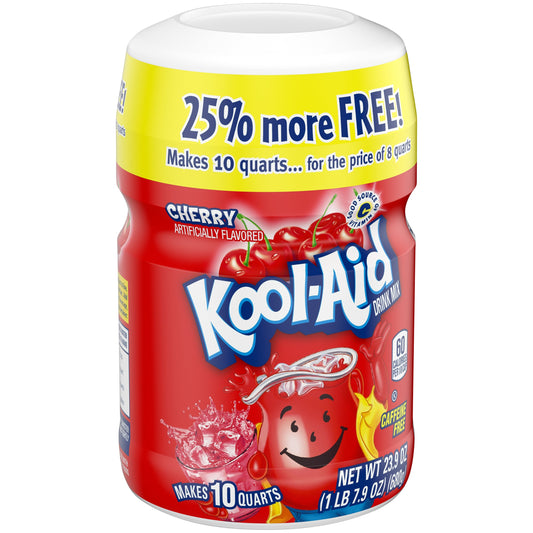 Kool-Aid Beverage Kool-Aid Cherry; 1.188 Pound; 12 Per Case - High Mart Wholesale