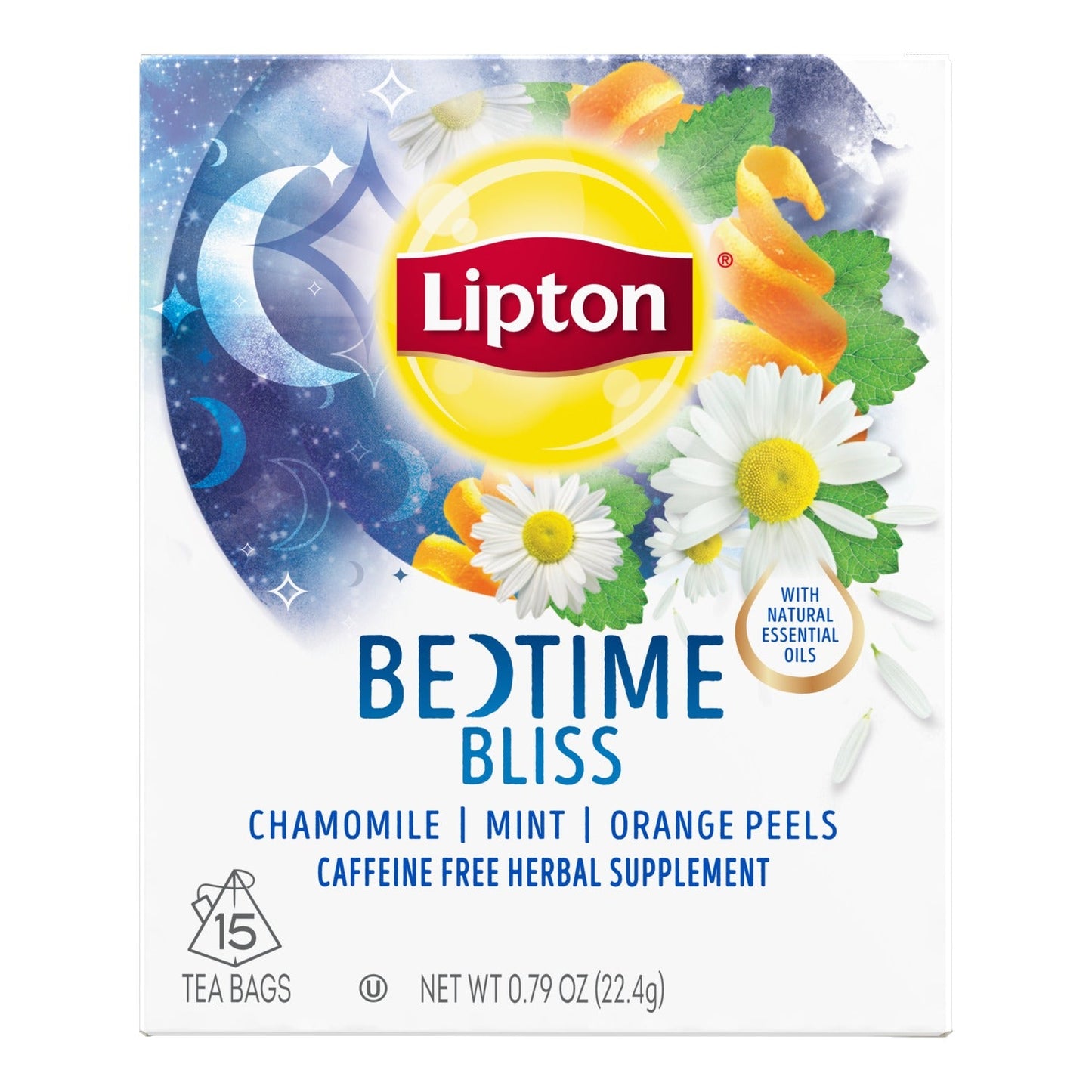 Lipton Tea Limited Edition Bedtime Bliss; 15 Count; 4 Per Case