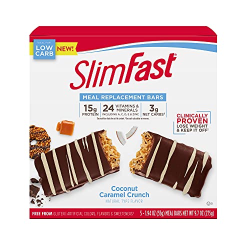 Slimfast Meal Bar Toasted Coconut Caramel Crunch; 9.7 Ounces; 4 Per Case