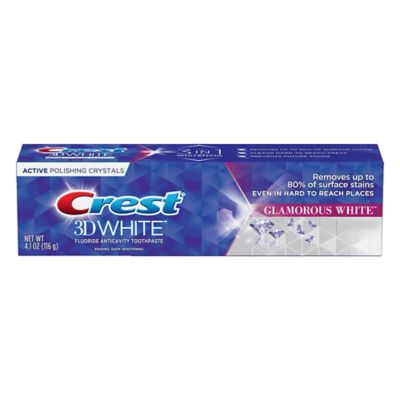 Crest 3Dw Glam White Toothpaste; 3.8 Ounce; 12 Per Box; 2 Per Case