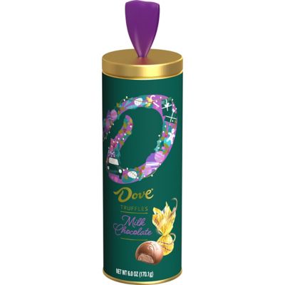 Dove Milk Chocolate Truffle Tube Tin; 6 Ounces; 6 Per Case