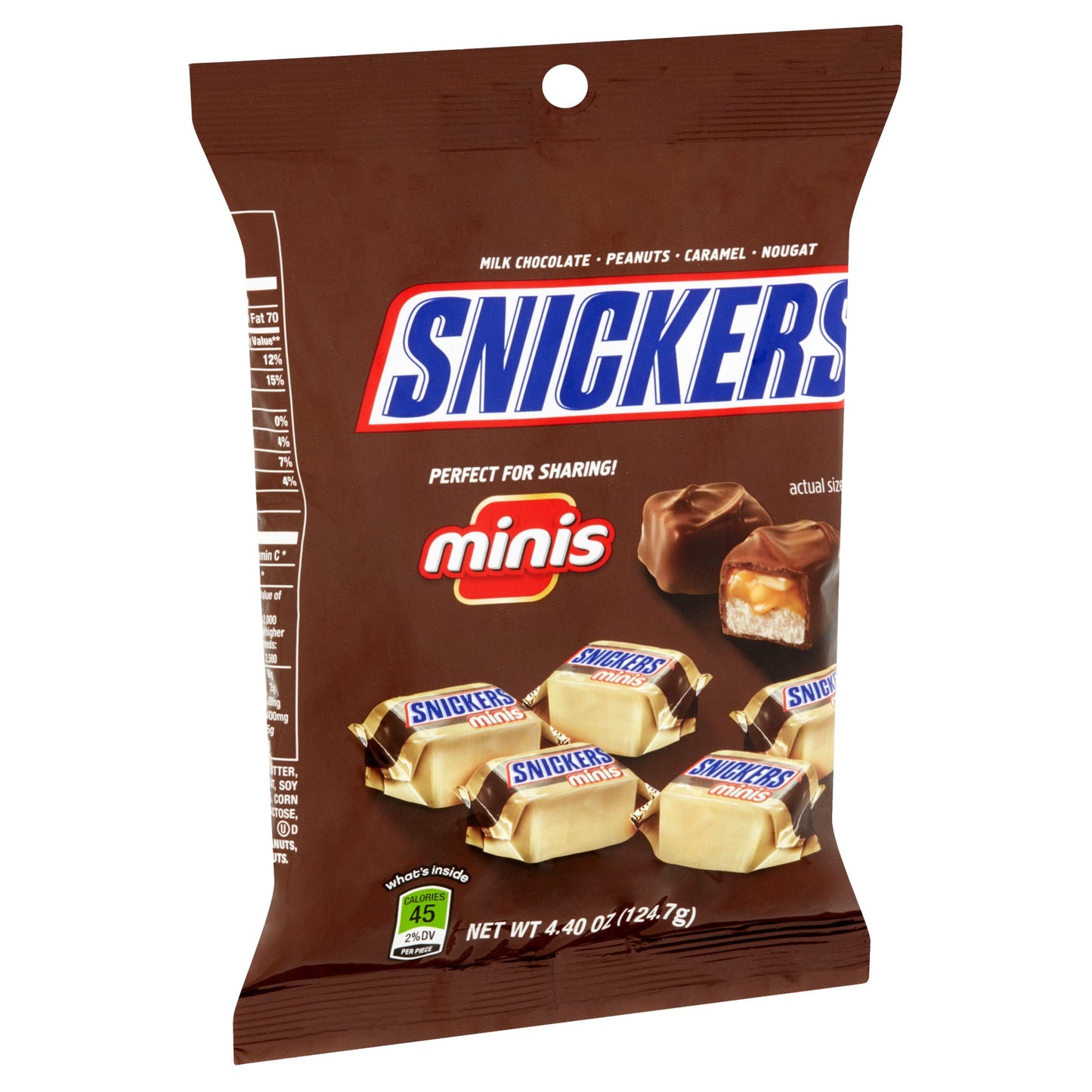 Snickers Minis Chocolate Candy; 4.4 Ounces; 12 Per Case