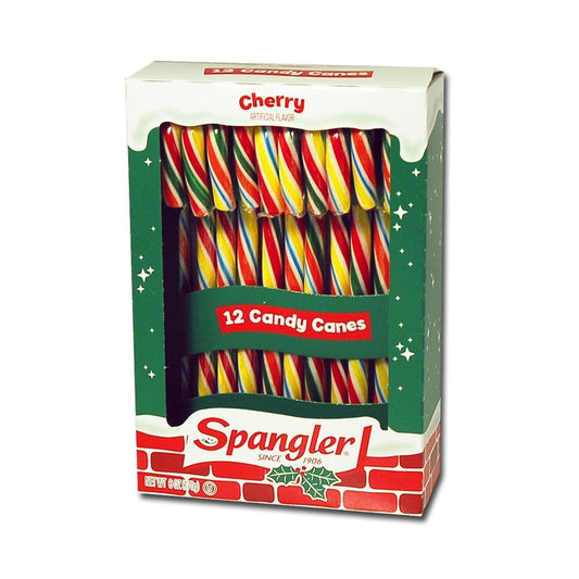 Spangler Candy Cane Multi Color Cherry; 5.3 Ounces; 44 Per Case