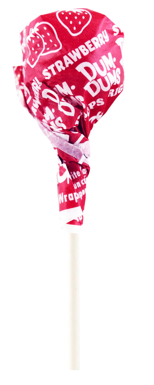 Dum Dums Color Party Red Strawberry; 12.8 Ounces; 4 Per Case