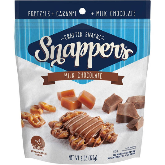 Snappers Milk Chocolate Pretzel; 6 Ounces; 6 Per Case - High Mart Wholesale