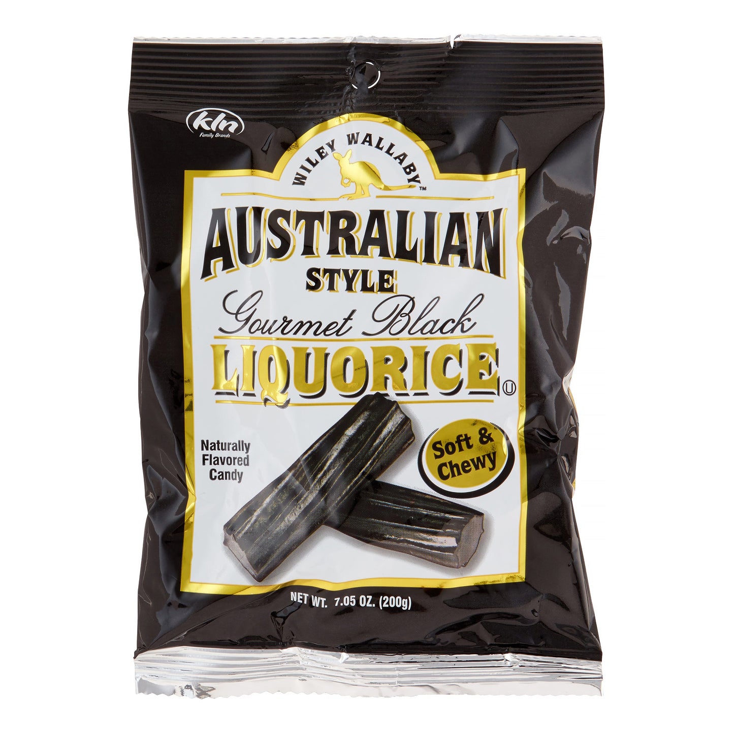 Wiley Wallaby Black Aussie Liquorice; 7.05 Ounces; 12 Per Case