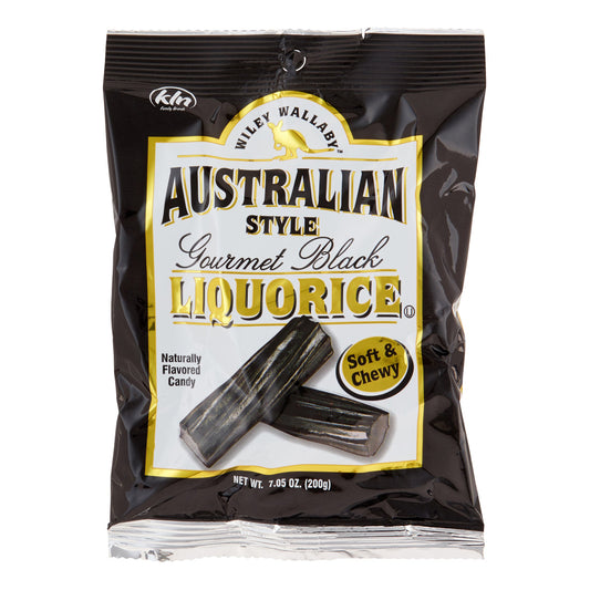 Wiley Wallaby Black Aussie Liquorice; 7.05 Ounces; 12 Per Case