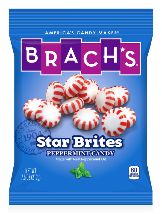 Brachs Starbrite Peppermint; 7.5 Ounces; 12 Per Case