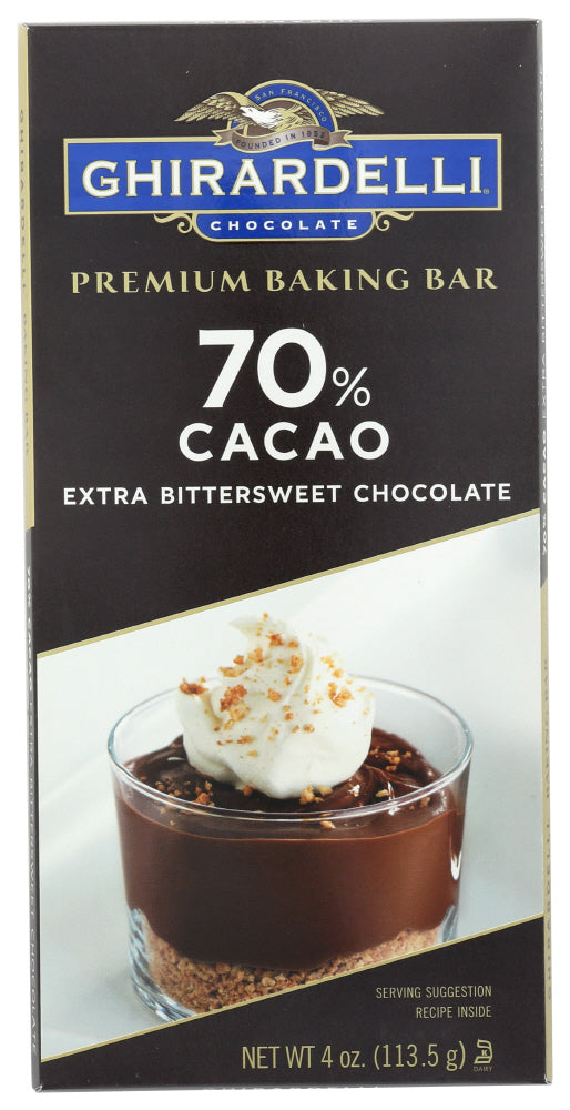 Ghirardelli Baking Bag 70% Cacao; 4 Ounces; 12 Per Case - High Mart Wholesale