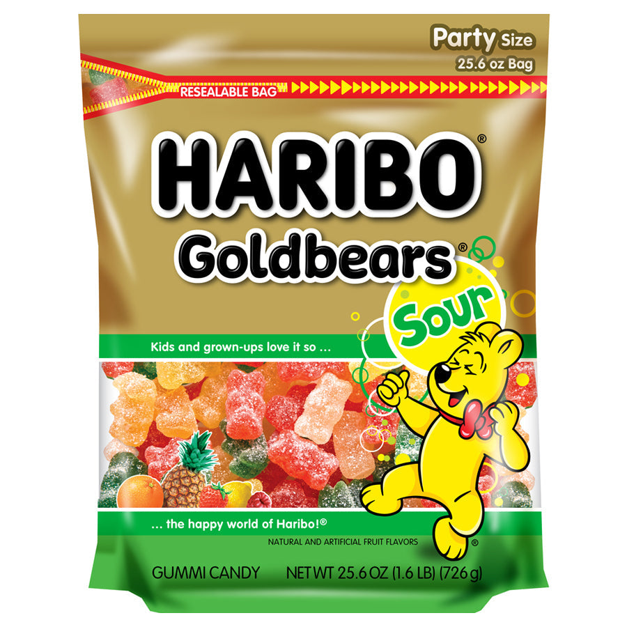 Haribo Confectionery Sour Gold-Bears Sub - Drc; 25.6 Ounce; 4 Per Case - High Mart Wholesale