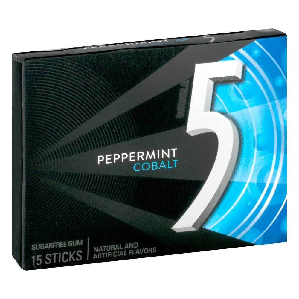 Five Cobalt Gum; 15 Piece; 10 Per Box; 12 Per Case