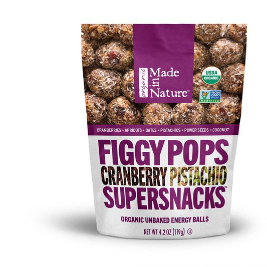 Made In Nature Cranberry Pistachio Fig Bar; 4.2 Ounces; 6 Per Case - High Mart Wholesale