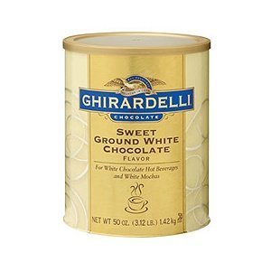 Ghirardelli Sweet Ground White Chocolate Flavor; 3.12 Pounds; 6 Per Case - High Mart Wholesale