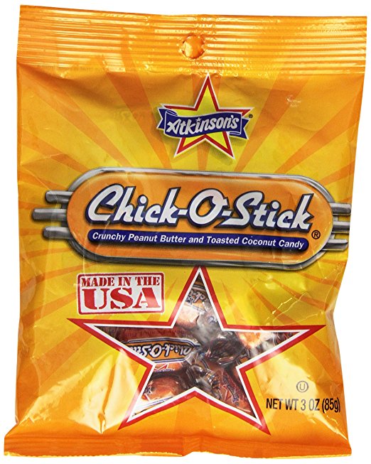 Chick-O-Stick Candy Peg Bag; 3 Ounce; 12 Per Case