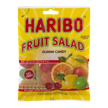 Haribo Confectionery Fruit Salad Gummi Candy; 5 Ounce; 12 Per Case - High Mart Wholesale