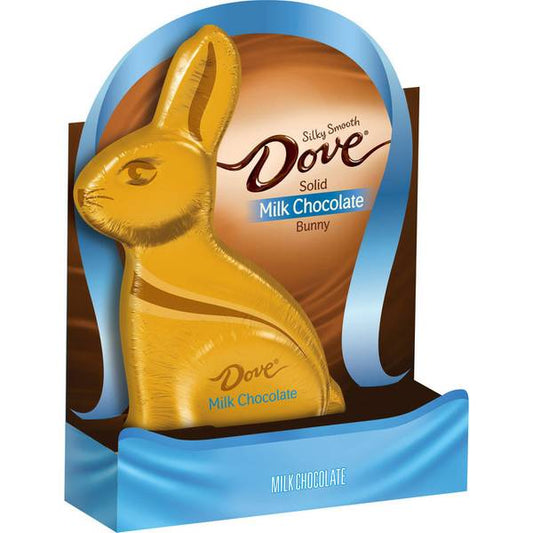 Dove Candy Milk Chocolate Easter Bunny; 4.5 Ounces; 12 Per Case