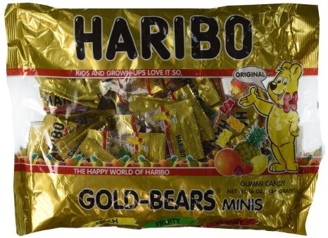 Haribo Confectionery Gold Bears Minis Gummi Candy; 16 Ounce; 12 Per Case - High Mart Wholesale