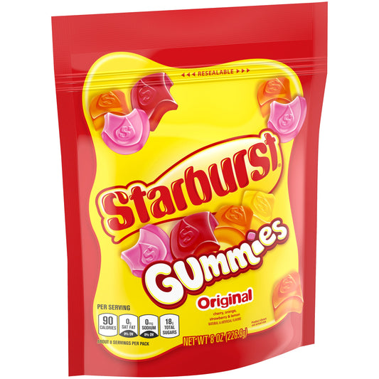 Starburst Candy Gummies Original; 8 Ounces; 8 Per Case