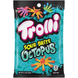 Trolli Sour Brite Octopus; 6.3 Ounce; 8 Per Case - High Mart Wholesale