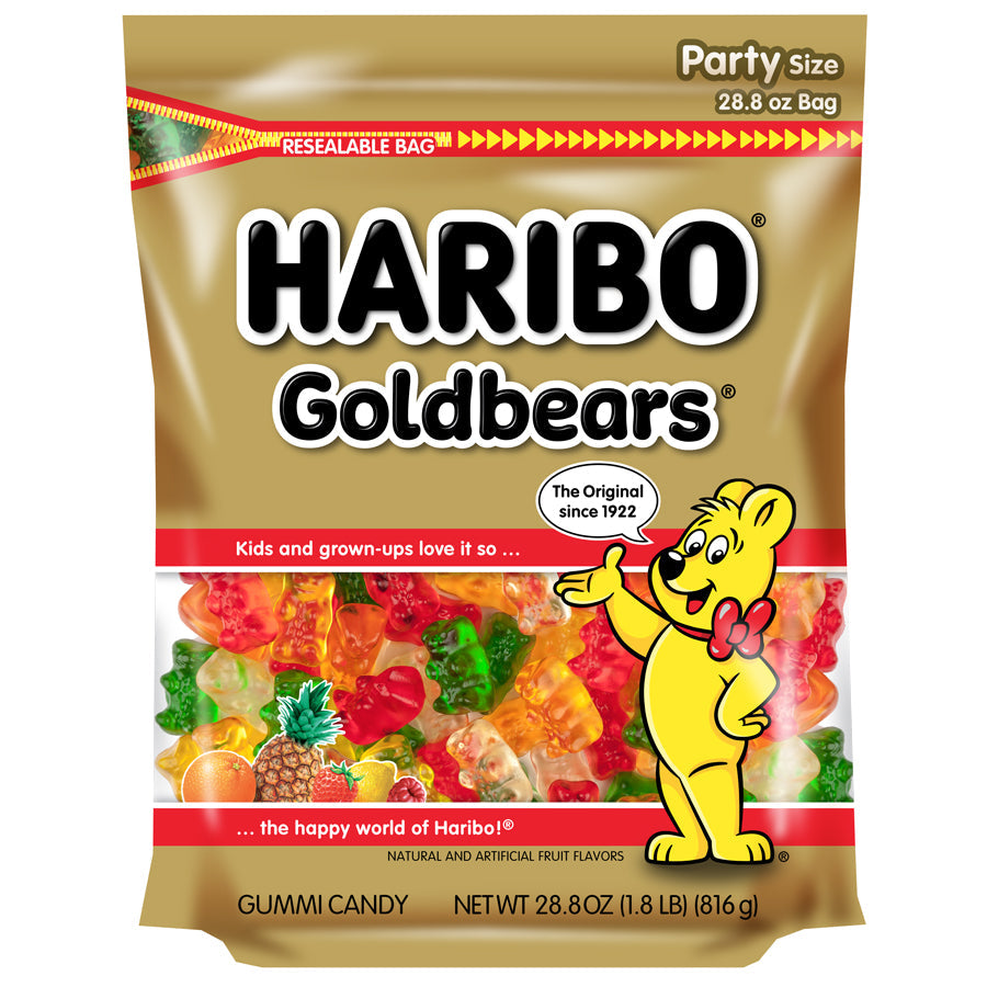 Haribo Confectionery Gold-Bears Gummi Candy; 28.8 Ounce; 6 Per Case - High Mart Wholesale