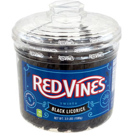 Red Vines Black Licorice Twist; 3.5 Pounds; 4 Per Case - High Mart Wholesale