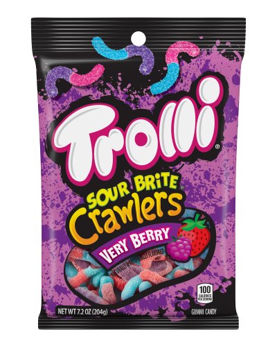 Trolli Very Berry Sour Brite Crawlers; 7.2 Ounces; 8 Per Case - High Mart Wholesale