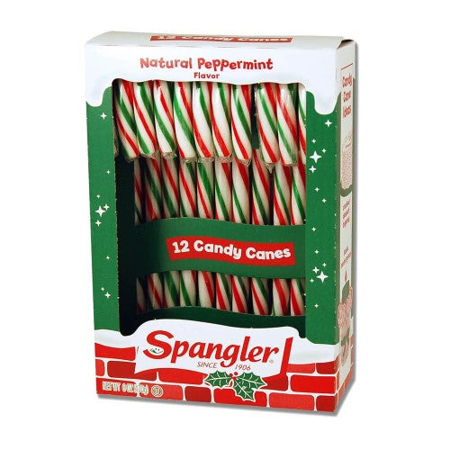 Spangler Candy Cane Red White & Green Peppermint; 5.3 Ounces; 44 Per Case