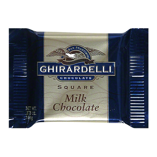 Ghirardelli Square Milk Chocolate Light Blue; 0.38 Ounces; 540 Per Case - High Mart Wholesale