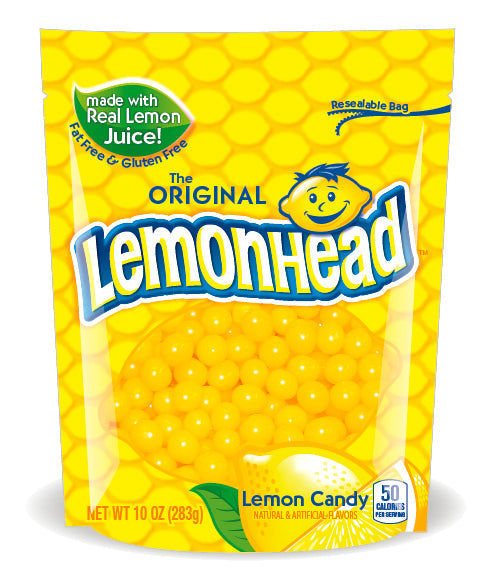 Lemonhead Lemon Candy; 10 Ounce; 6 Per Case - High Mart Wholesale