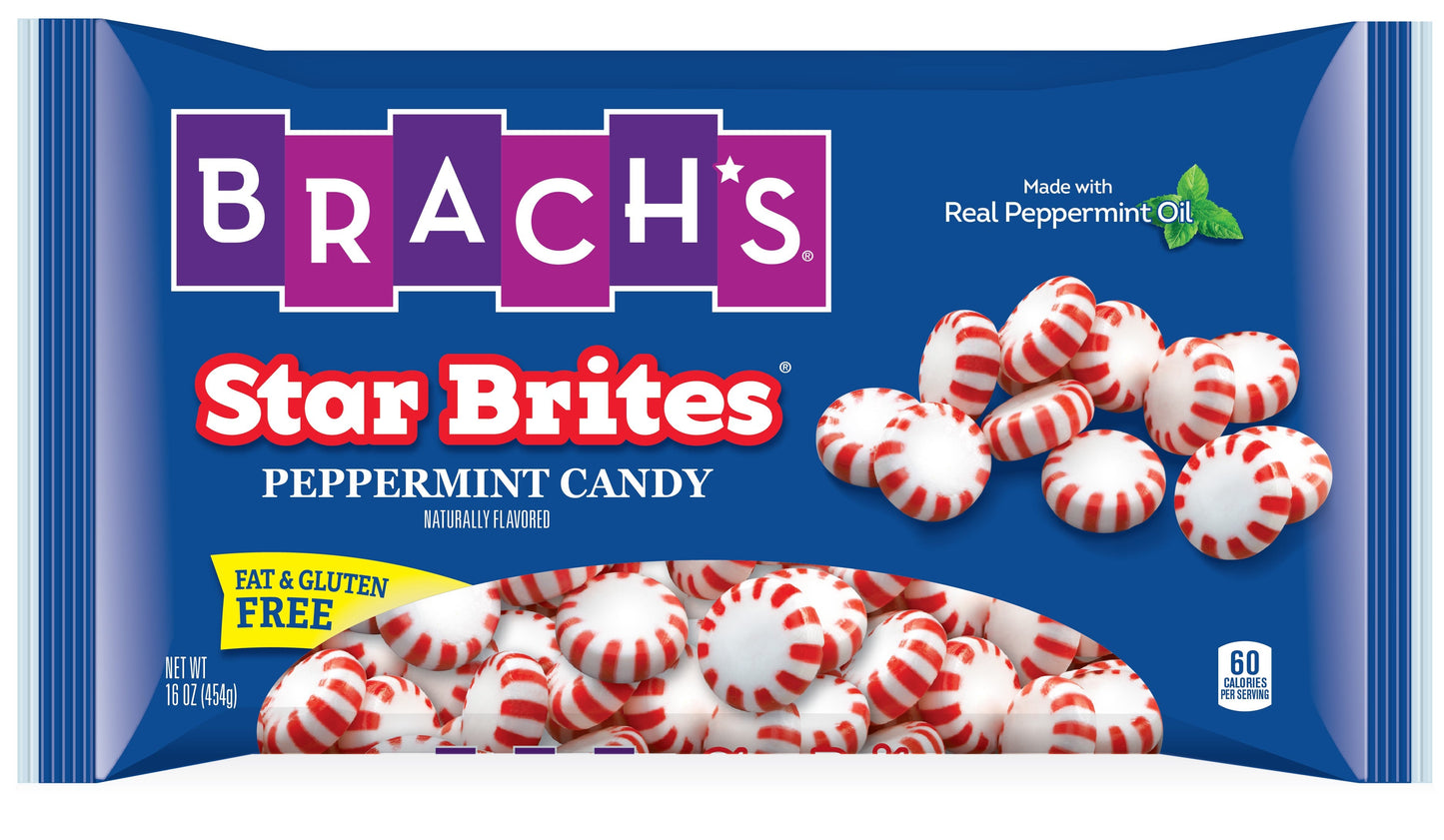 Brachs Starlite Peppermint; 16 Ounces; 12 Per Case