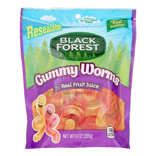 Black Forest Gummy Worms; 9 Ounce; 6 Per Case - High Mart Wholesale