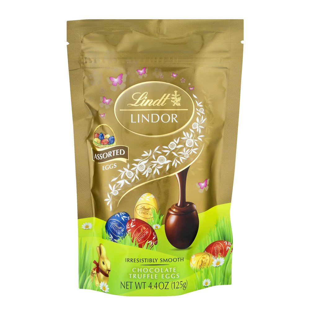 Lindt & Sprungli (Usa) Inc Lindor Assorted Egg Pouch Tray; 4.4 Ounces; 8 Per Case