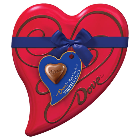 Dove Milk Chocolate Truffle Valentine Heart; 6.5 Ounces; 6 Per Case