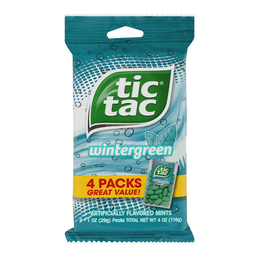 Tic Tac Candy Big Pack Wintergreen; 4 Ounce; 12 Per Box; 2 Per Case