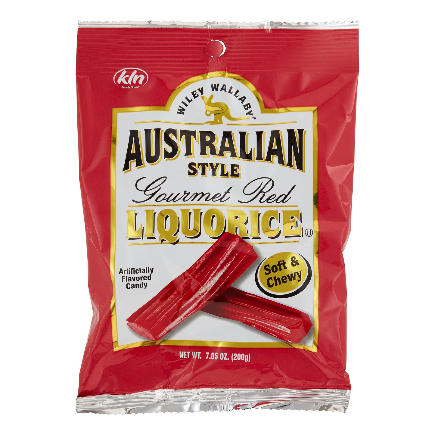 Wiley Wallaby Red Aussie Licorice; 7.05 Ounces; 12 Per Case