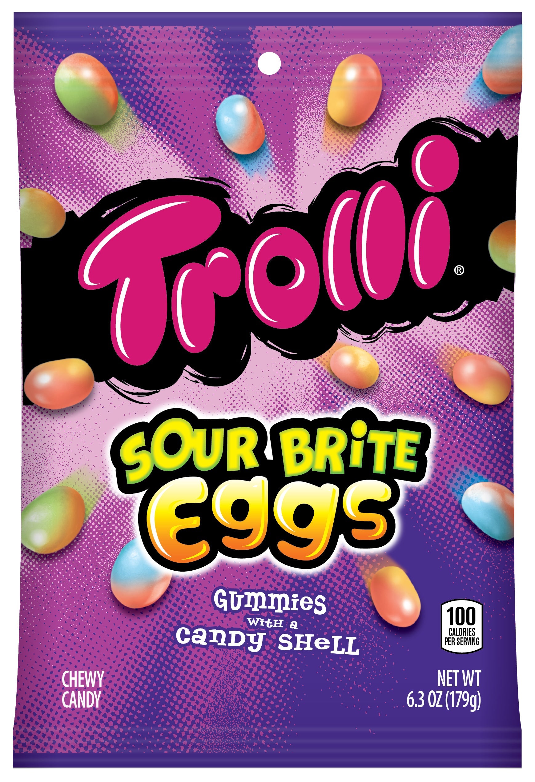 Trolli Sour Brite Eggs; 6.3 Ounces; 8 Per Case - High Mart Wholesale