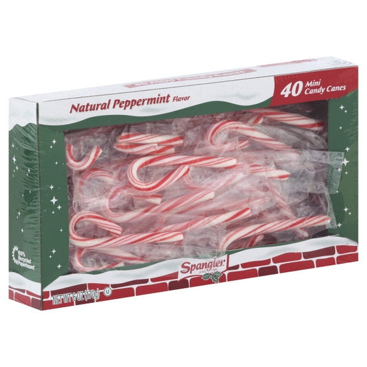 Spangler Mini Candy Cane; 6 Ounces; 24 Per Case