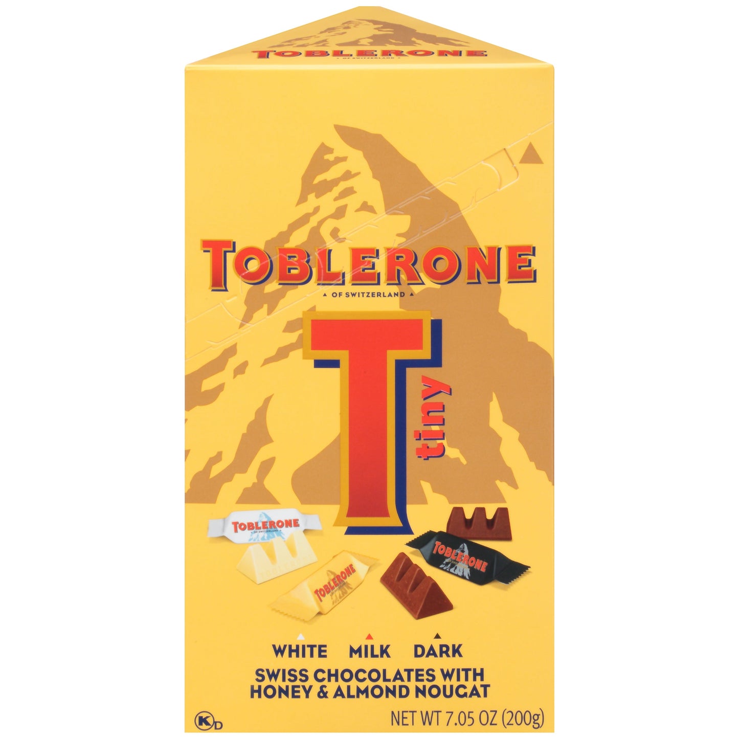 Toblerone Candy Chocolate Bar Minis Variety; 7.05 Ounces; 9 Per Case - High Mart Wholesale